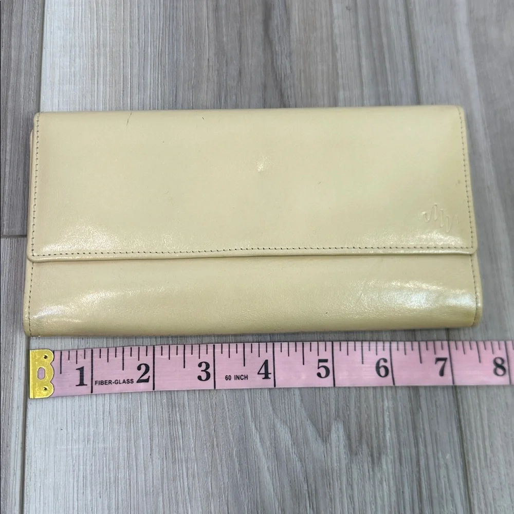 Monsac original vintage leather long wallet